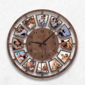 "Love Forever" Personalized Table Clock